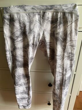 lululemon athletica white and Gray Athletic pants